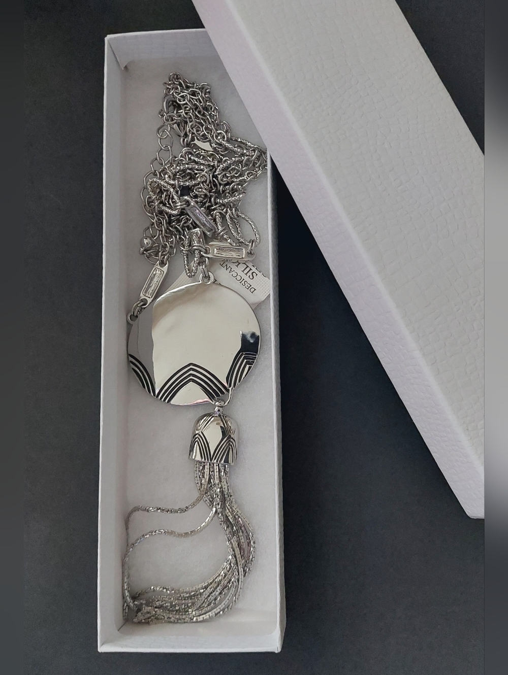 Chicos- Long Tassle Necklace.